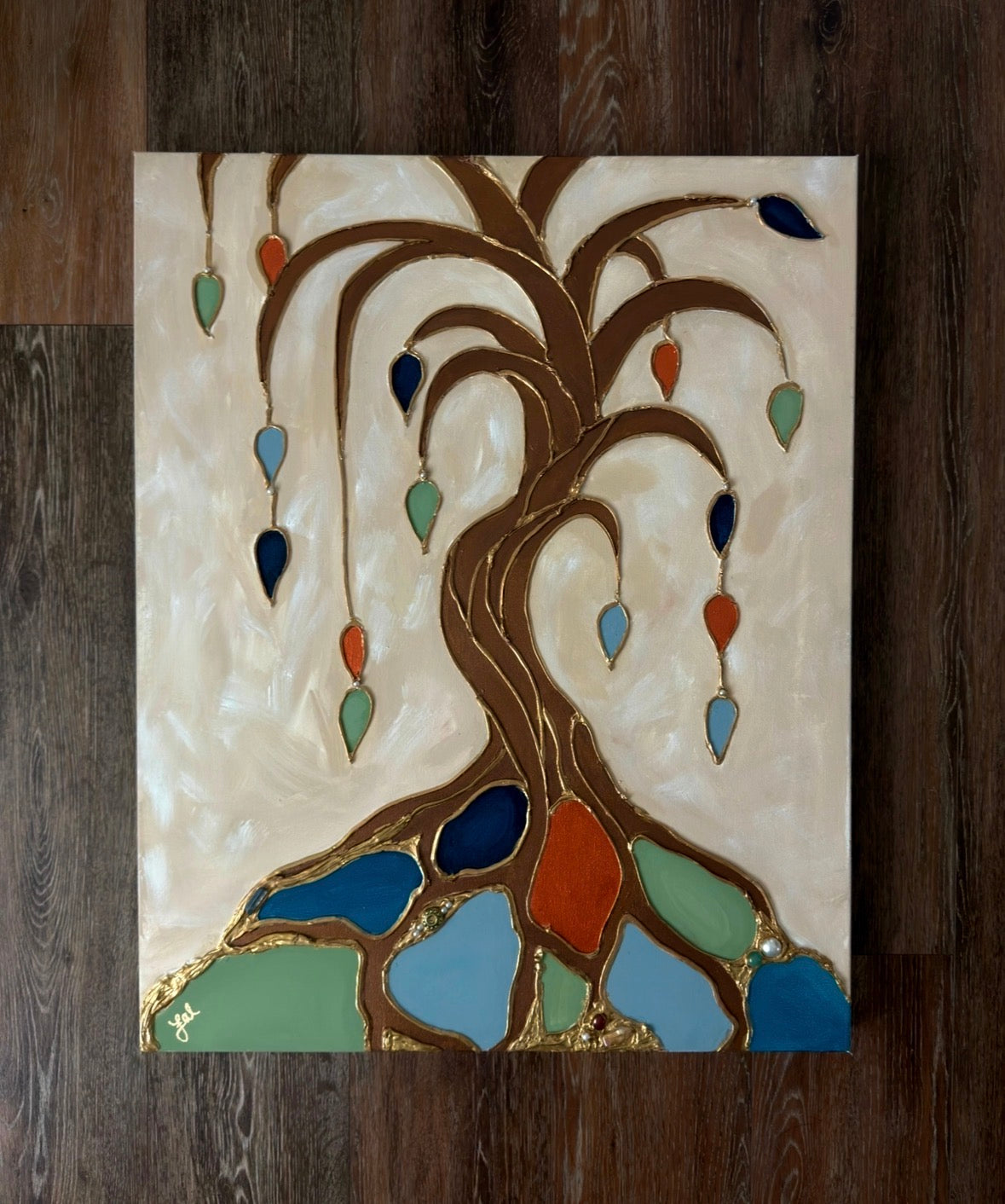 “The Memory Keeper” Mixed Media On Canvas