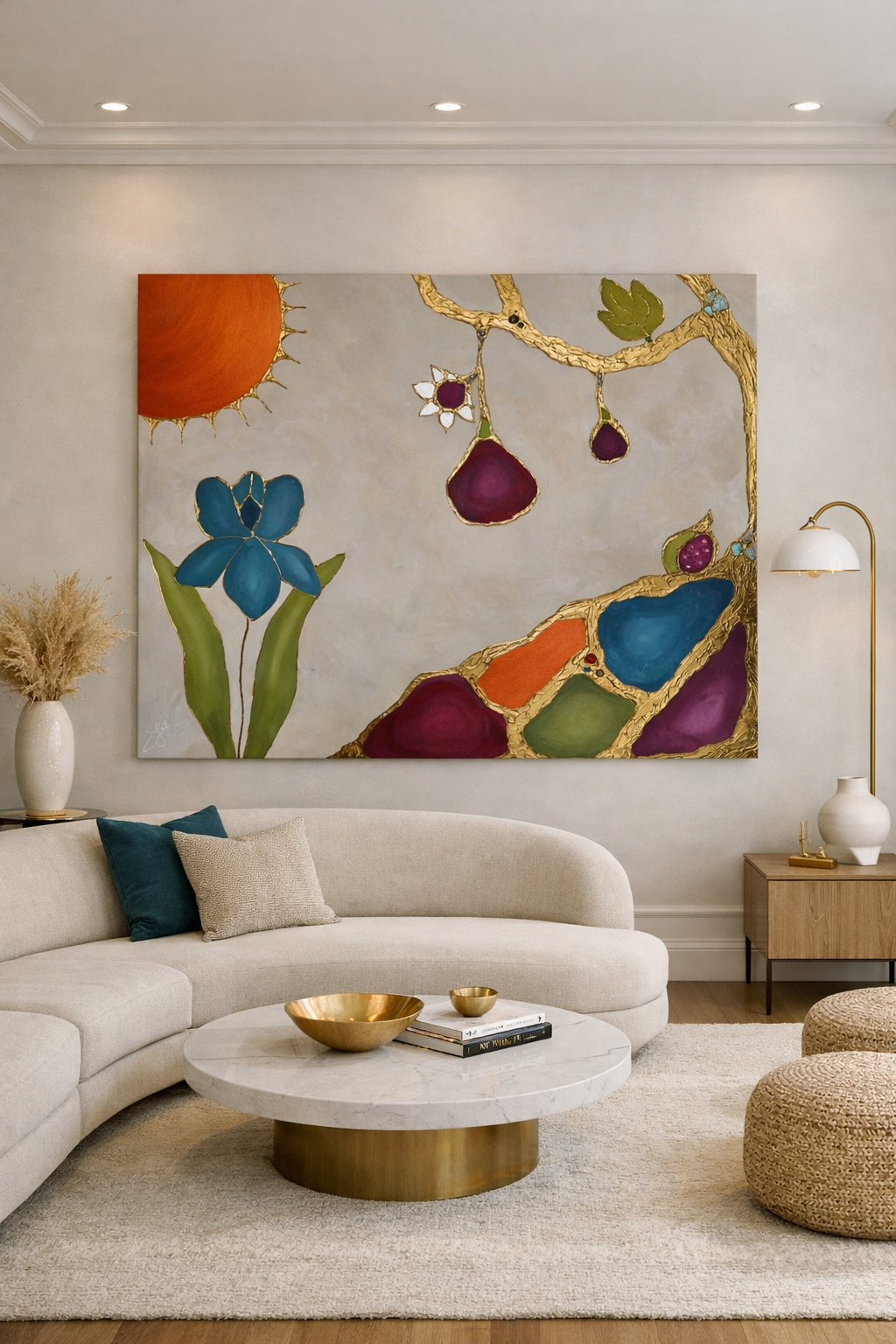 “The Offering Tree” Mixed Media On Canvas 60x48in