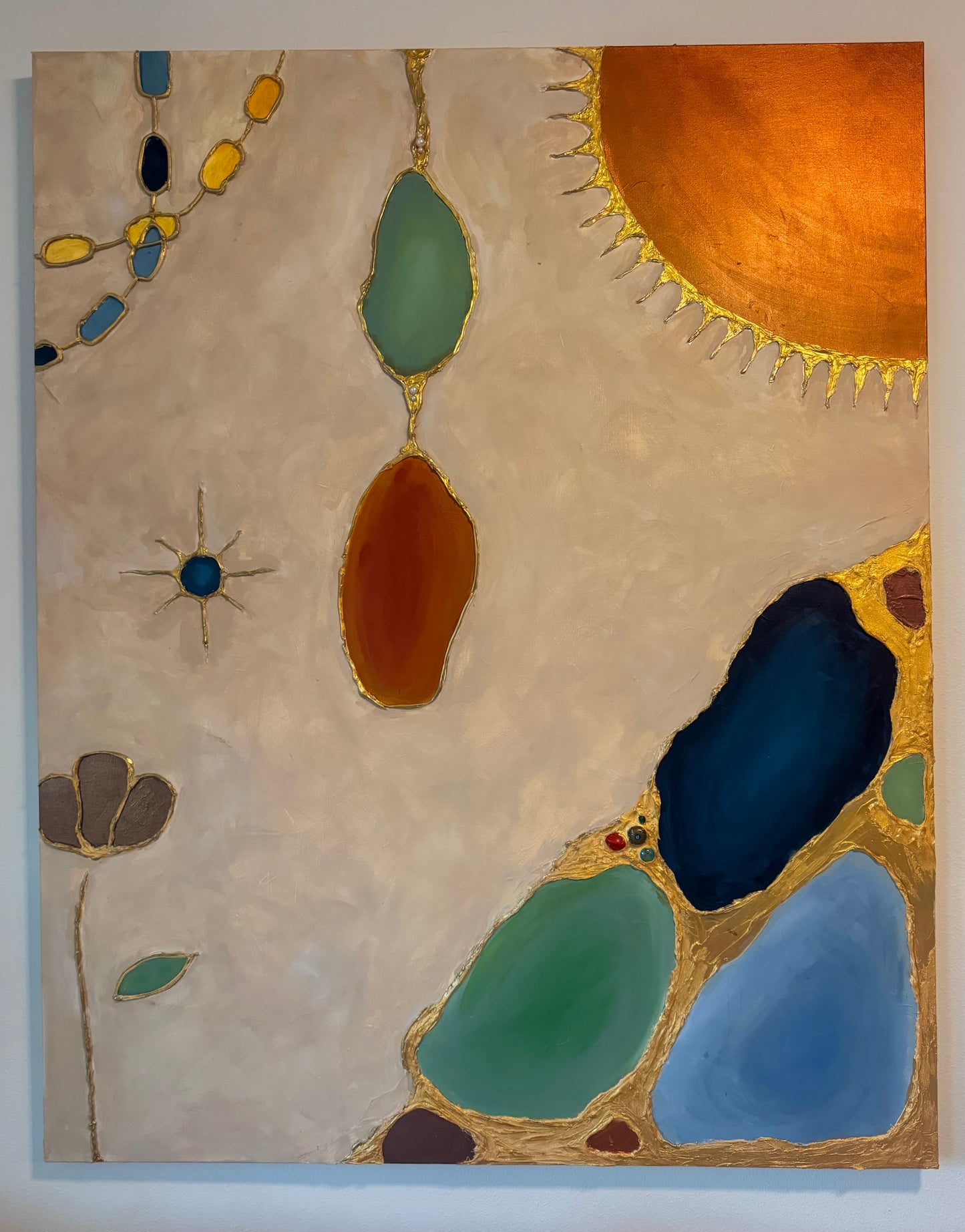 “Anima Solis” Mixed Media On Canvas 48x60in