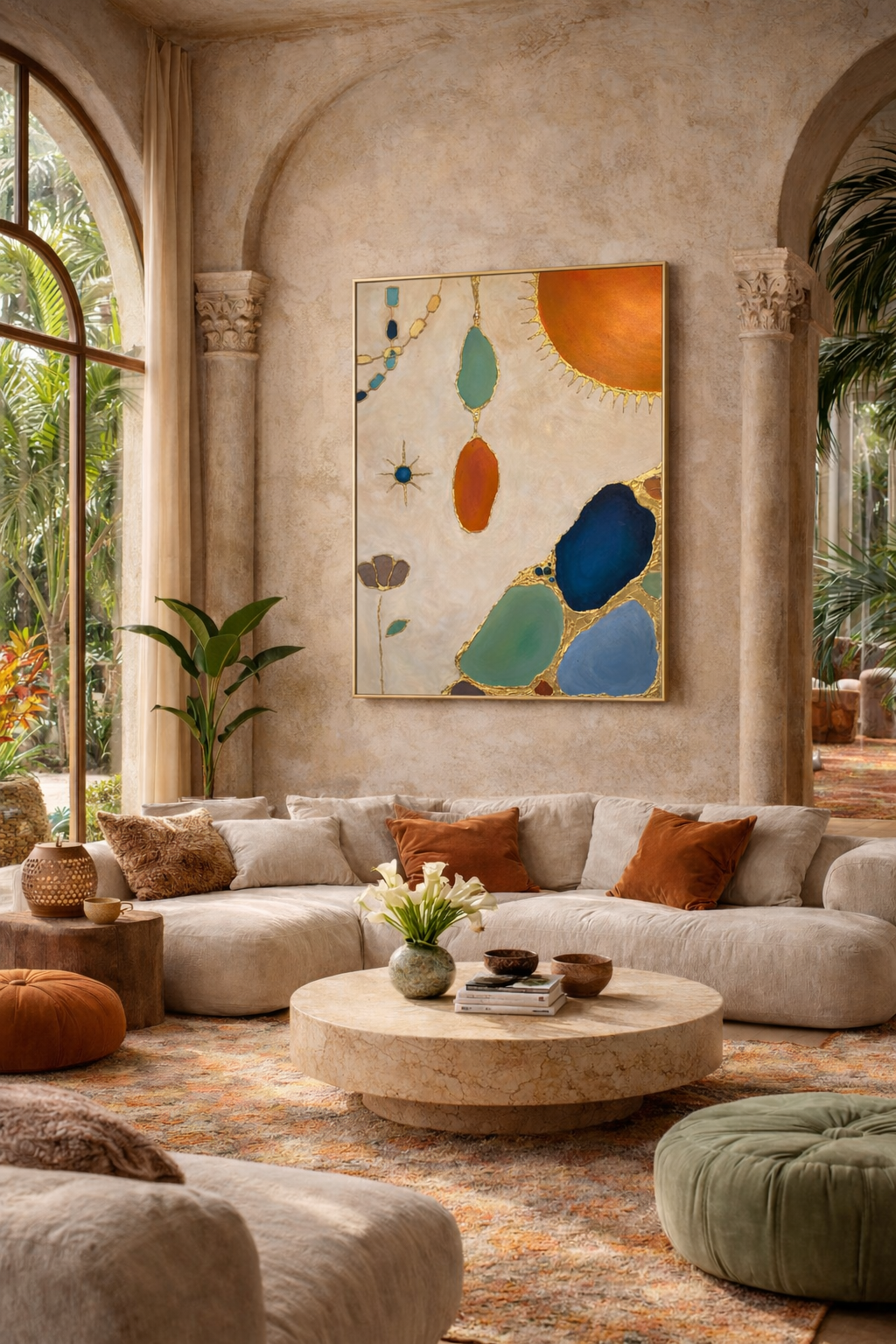 “Anima Solis” Mixed Media On Canvas 48x60in