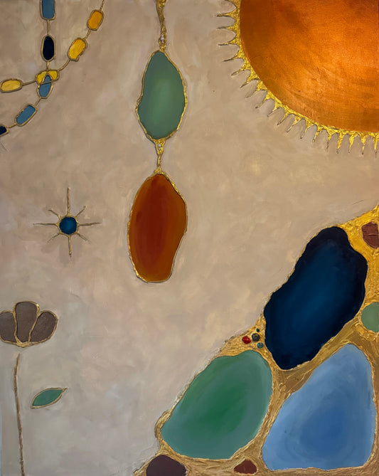 “Anima Solis” Mixed Media On Canvas 48x60in