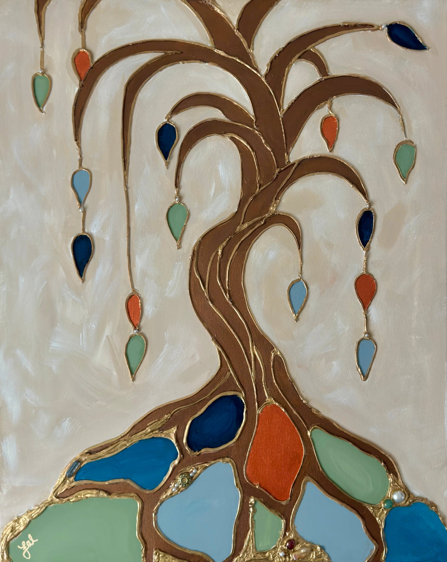 “The Memory Keeper” Mixed Media On Canvas
