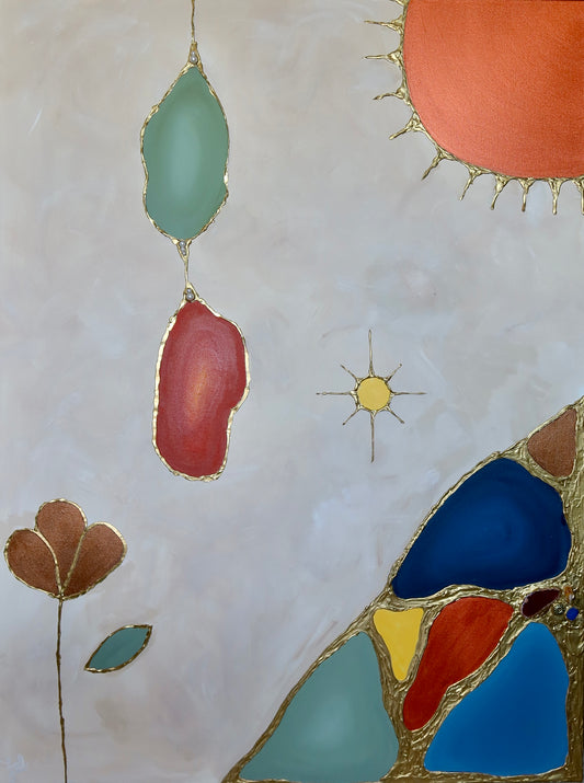 “Animas Aurea” Mixed Media On Canvas 36x48in