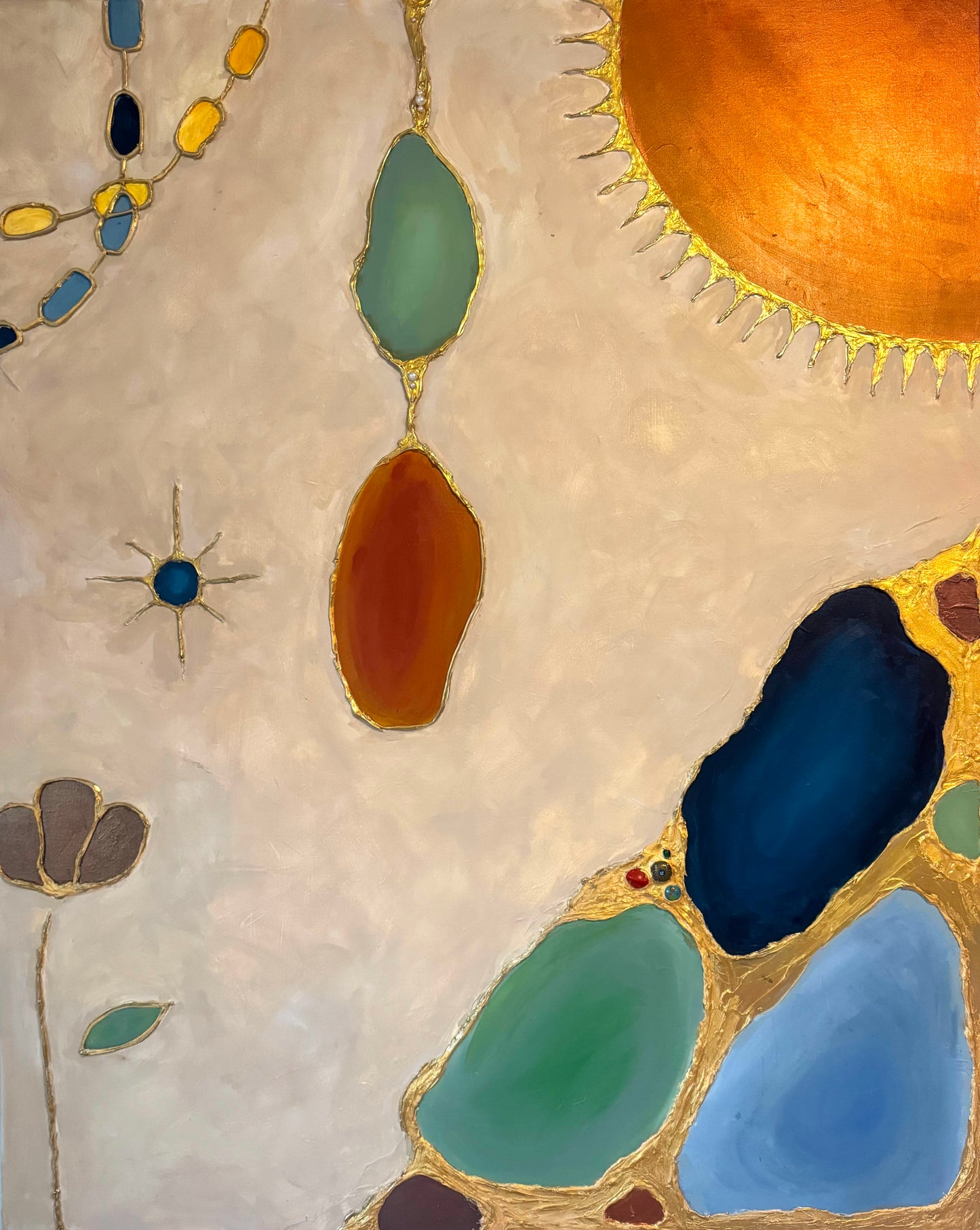 “Anima Solis” Mixed Media On Canvas 48x60in