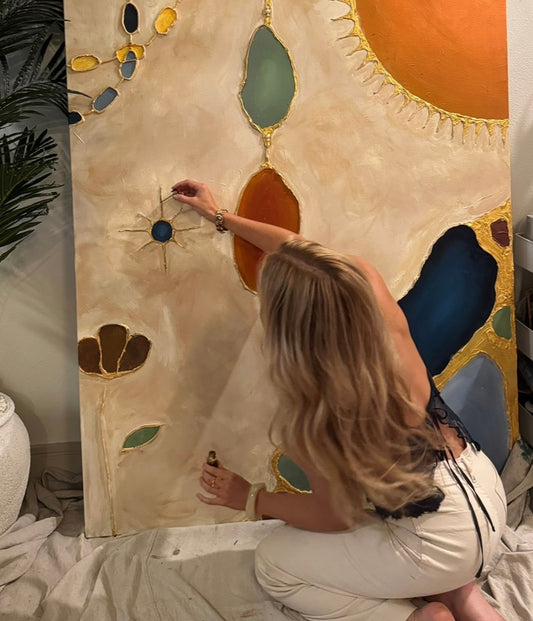 “Animas Aurea” Mixed Media On Canvas 3x4ft